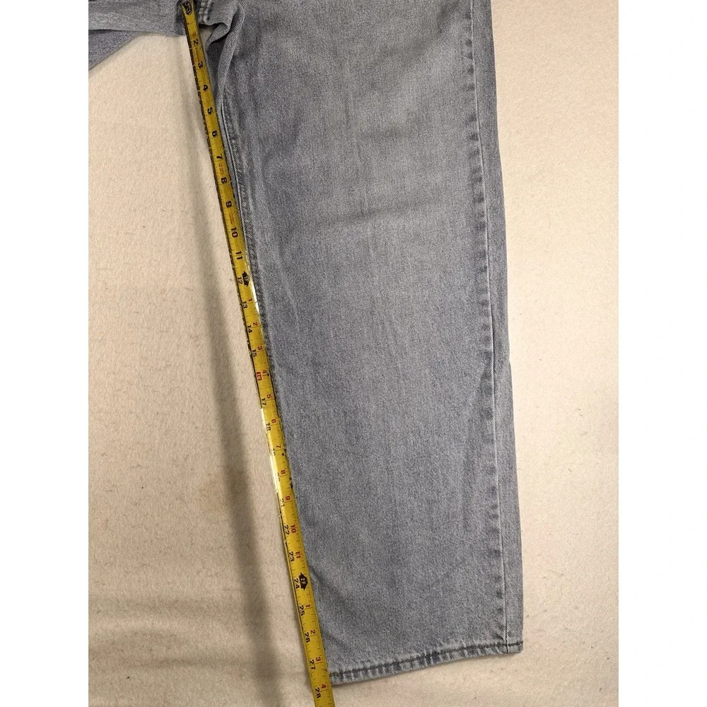 Empyre Men's Straight Jeans Blue Light Wash Denim Cotton 5-Pocket Logo Mid Rise